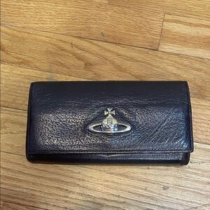 Vivienne Westwood Black Leather Wallet